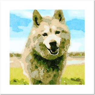 Happy Malamute Posters and Art